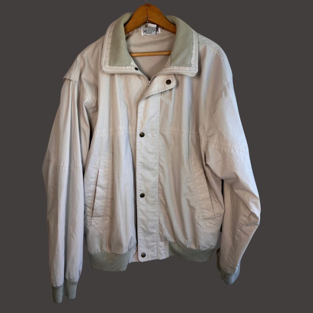 Vintage 80s MTA Pro Classic Bomber Jacket